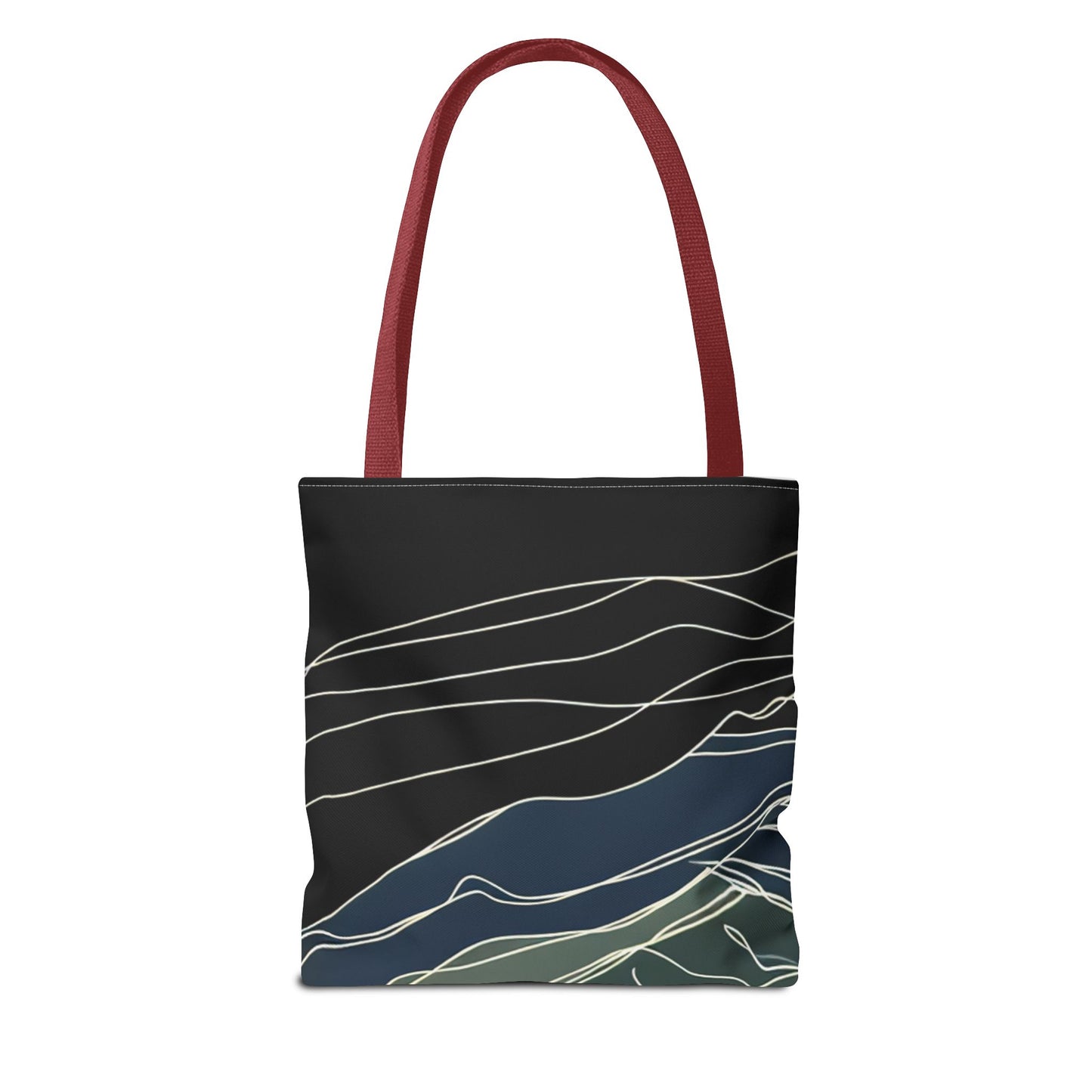 Serene Landscape Tote Bag | Eco-Friendly Carryall, Gift for Nature Lovers, Travel Companion, Beach Bag, Reusable Shopping Bag