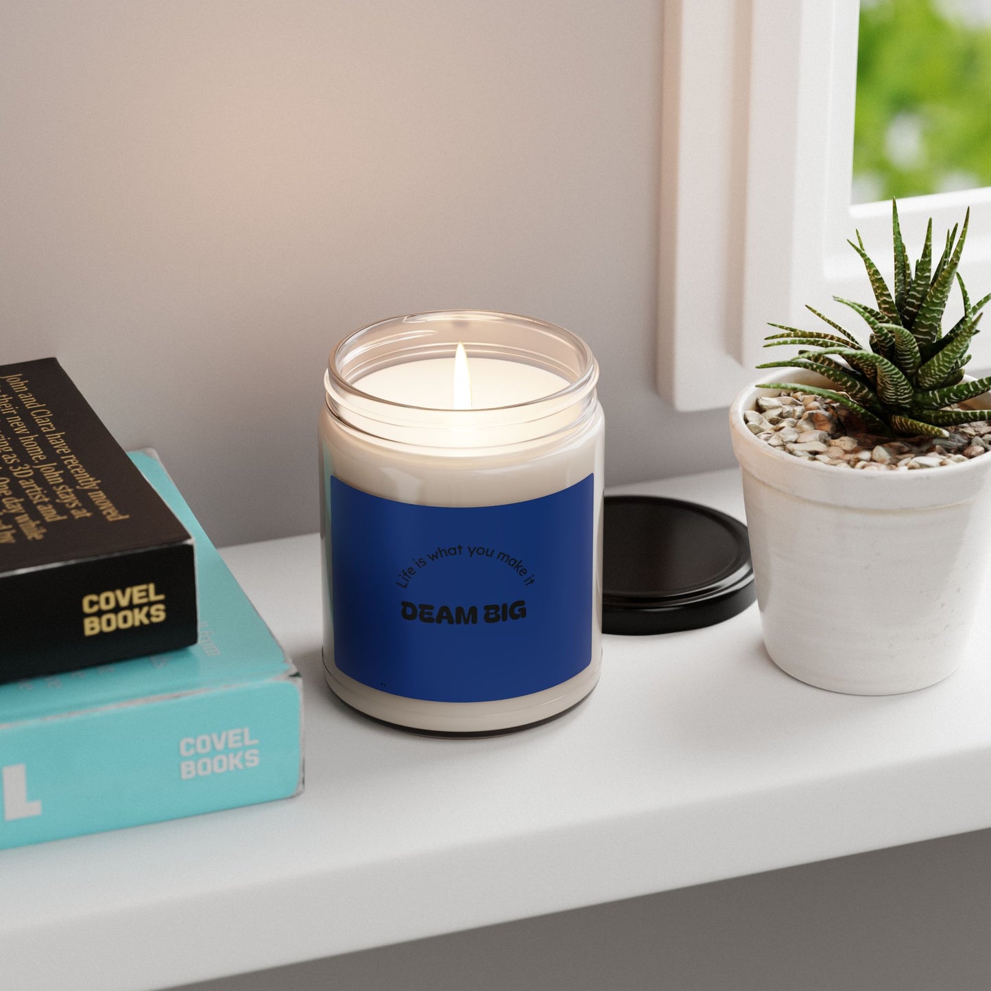 Dream Big Scented Candle | Motivational Gift, Relaxation, Home Decor, Self-Care, Birthday, Inspirational Quote