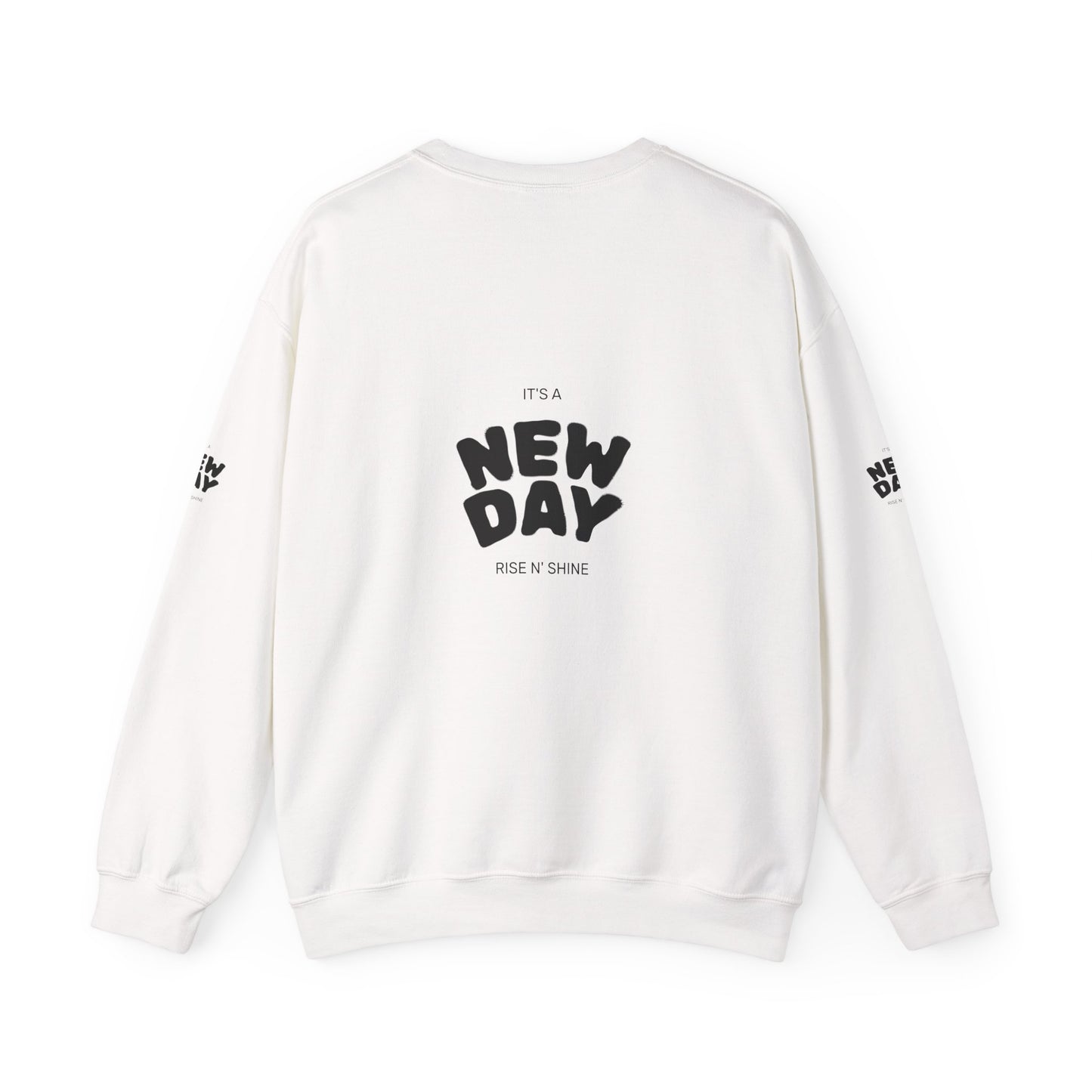 Inspirational Crewneck Sweatshirt, Cozy Gift, Motivational Apparel, Perfect for New Beginnings, Unisex Fashion, Casual Wear
