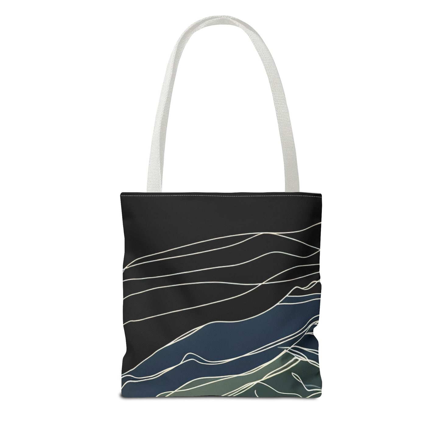 Serene Landscape Tote Bag | Eco-Friendly Carryall, Gift for Nature Lovers, Travel Companion, Beach Bag, Reusable Shopping Bag