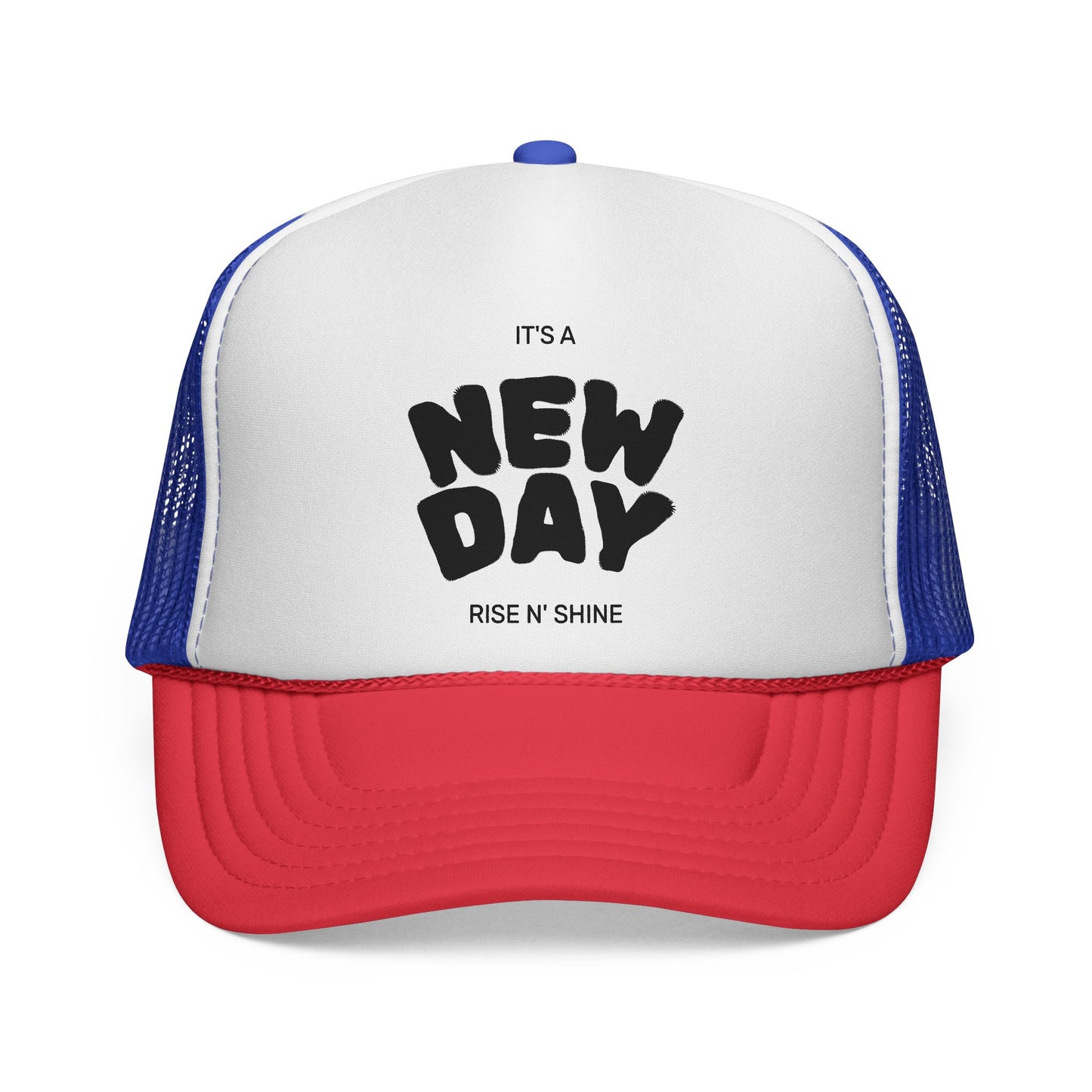 Uplifting Trucker Cap | It's a New Day | Motivational Hat | Perfect for Summer, Outdoor Activities, Gifting, Festivals