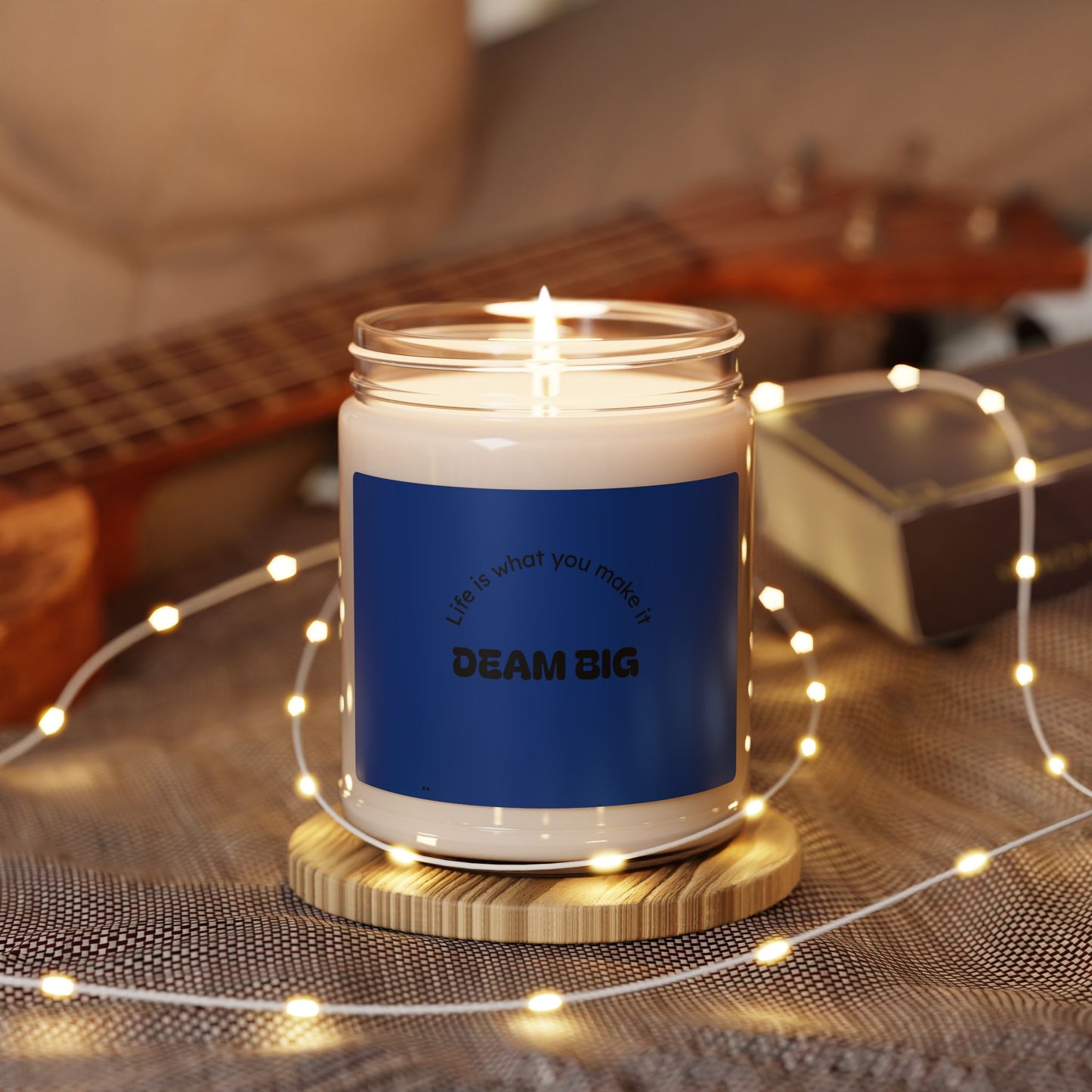 Dream Big Scented Candle | Motivational Gift, Relaxation, Home Decor, Self-Care, Birthday, Inspirational Quote