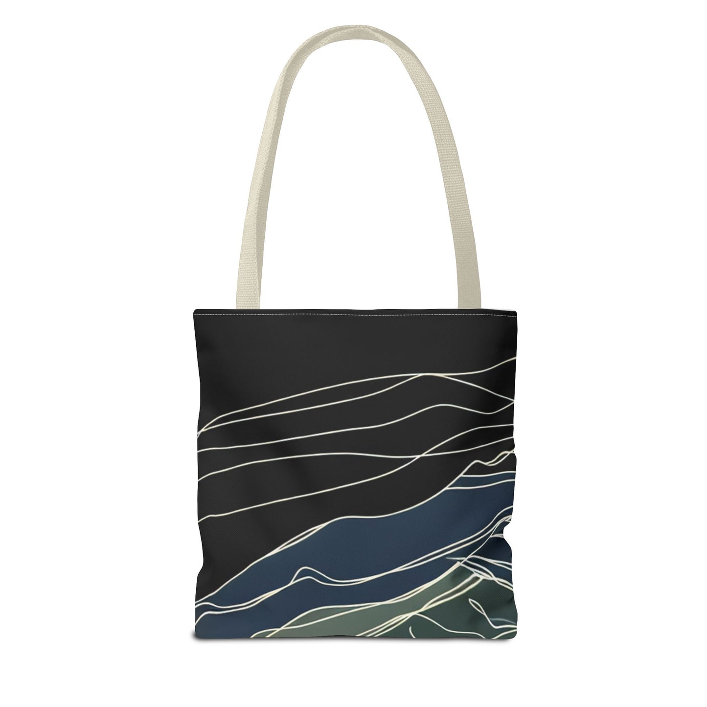 Serene Landscape Tote Bag | Eco-Friendly Carryall, Gift for Nature Lovers, Travel Companion, Beach Bag, Reusable Shopping Bag
