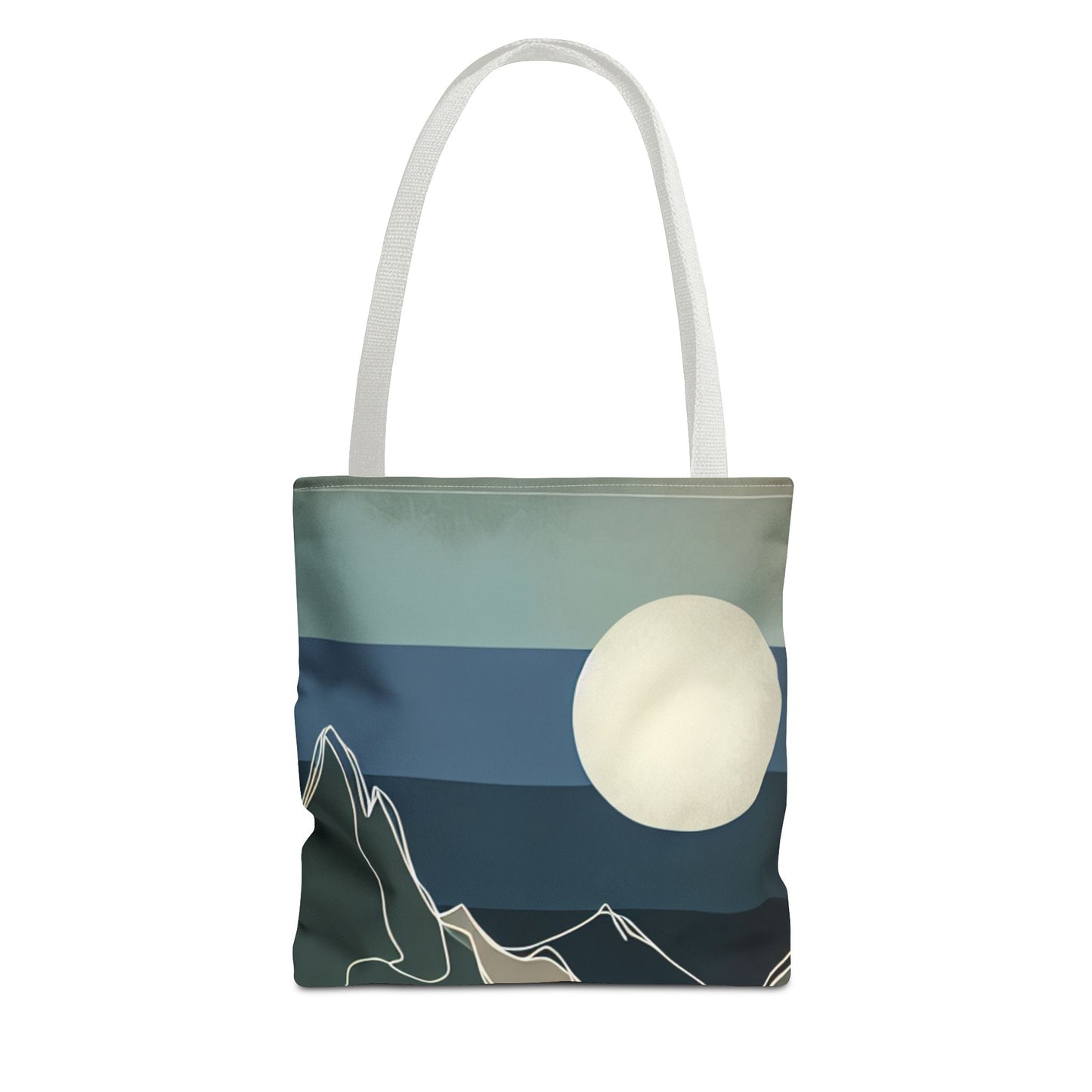 Serene Landscape Tote Bag | Eco-Friendly Carryall, Gift for Nature Lovers, Travel Companion, Beach Bag, Reusable Shopping Bag