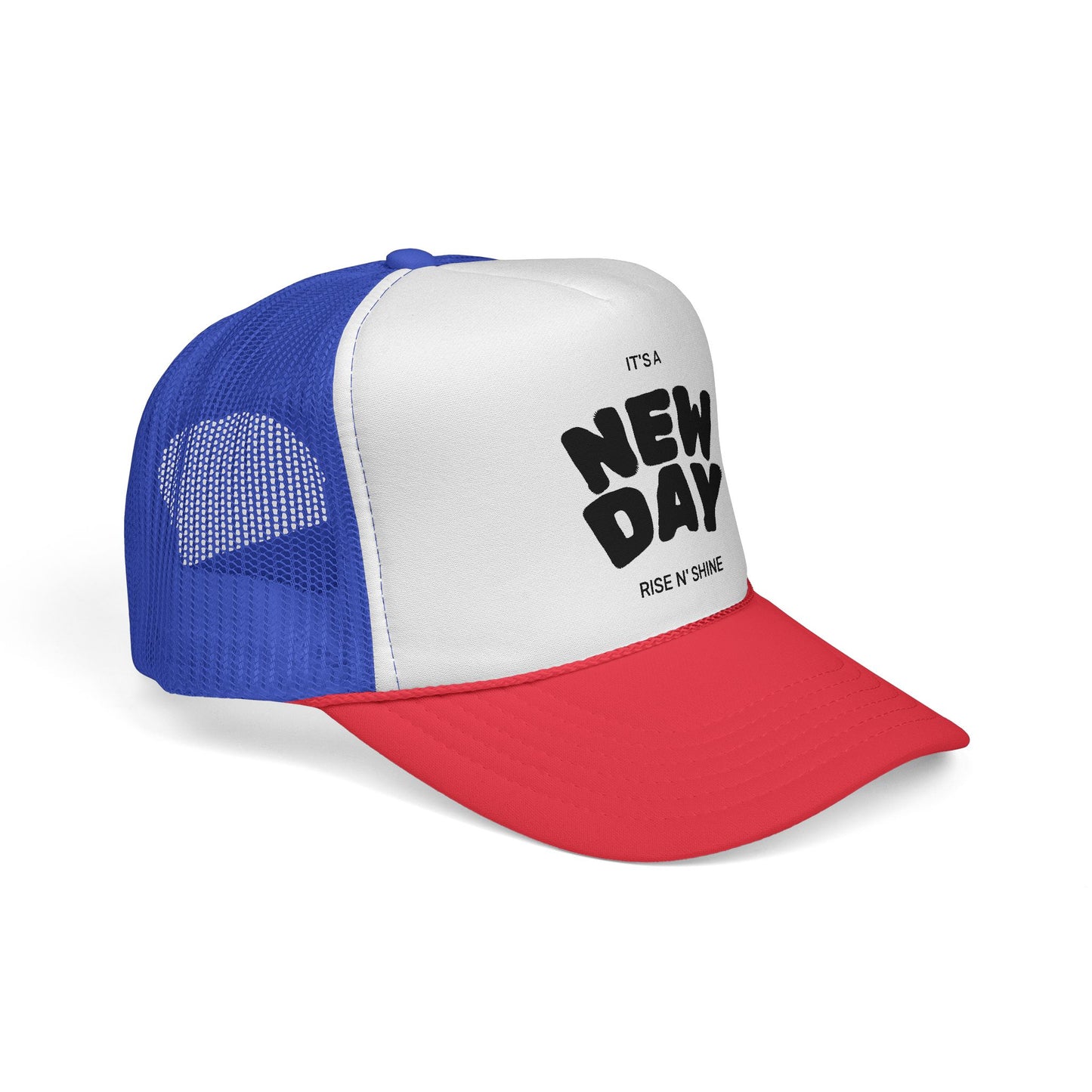 Uplifting Trucker Cap | It's a New Day | Motivational Hat | Perfect for Summer, Outdoor Activities, Gifting, Festivals