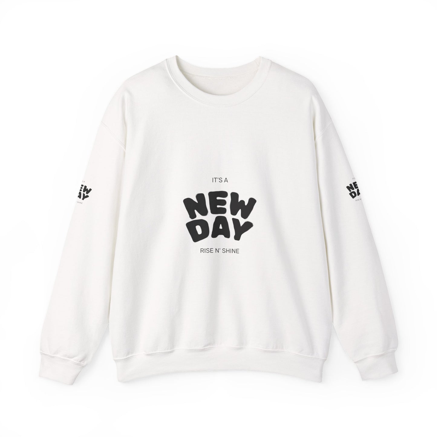 Inspirational Crewneck Sweatshirt, Cozy Gift, Motivational Apparel, Perfect for New Beginnings, Unisex Fashion, Casual Wear