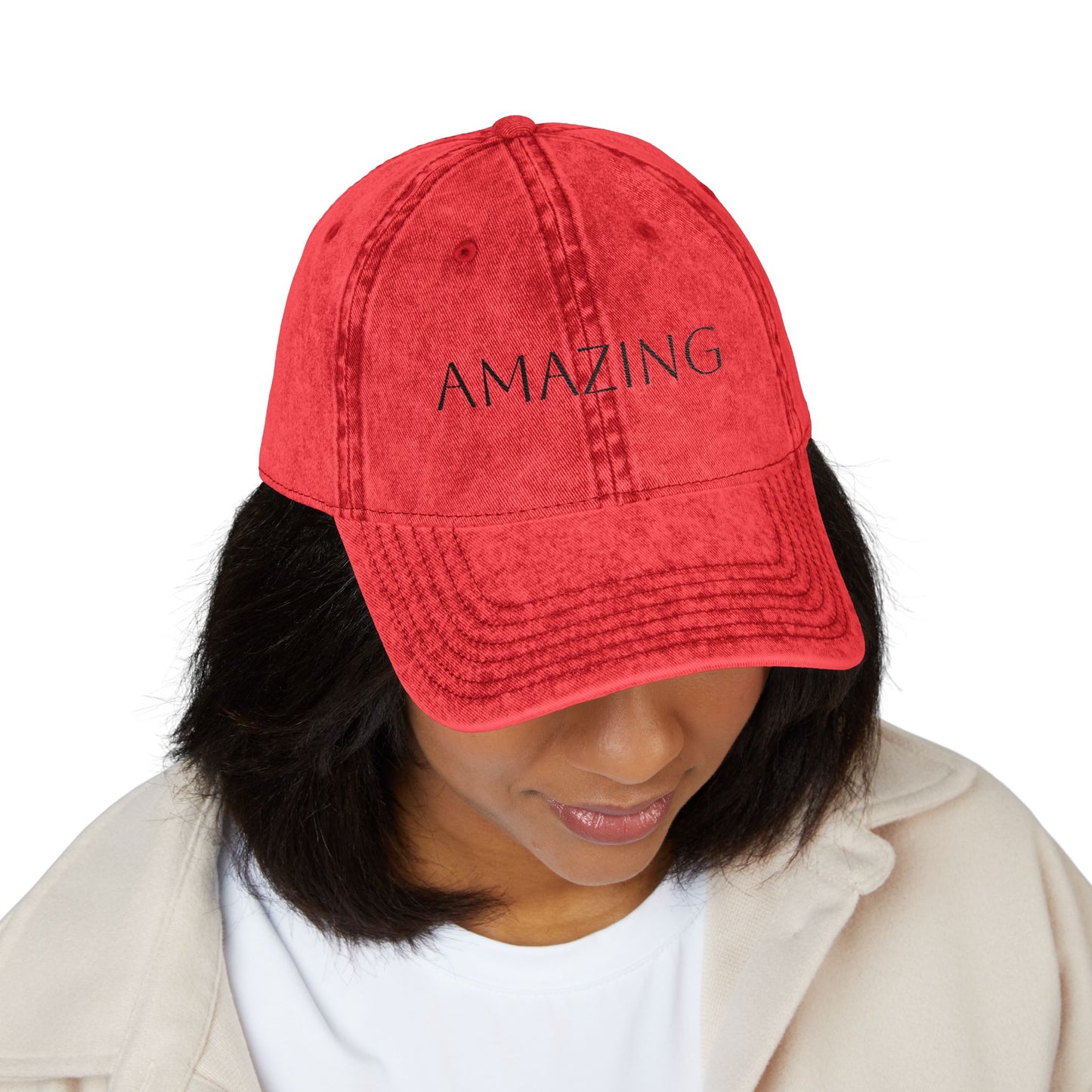 Vintage Embroidered Cap - Amazing Quote Hat, Casual Style, Perfect Gift for Birthdays, Holidays, or Everyday Wear