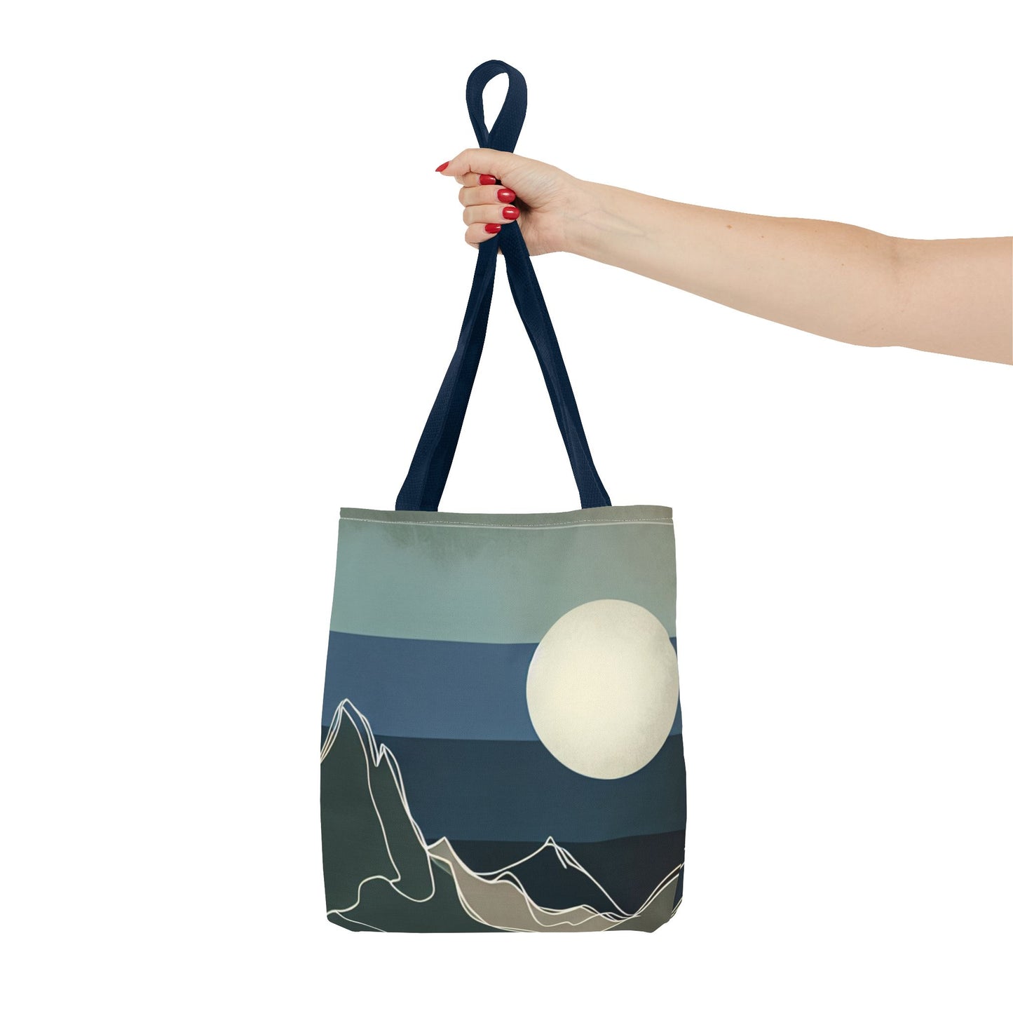 Serene Landscape Tote Bag | Eco-Friendly Carryall, Gift for Nature Lovers, Travel Companion, Beach Bag, Reusable Shopping Bag