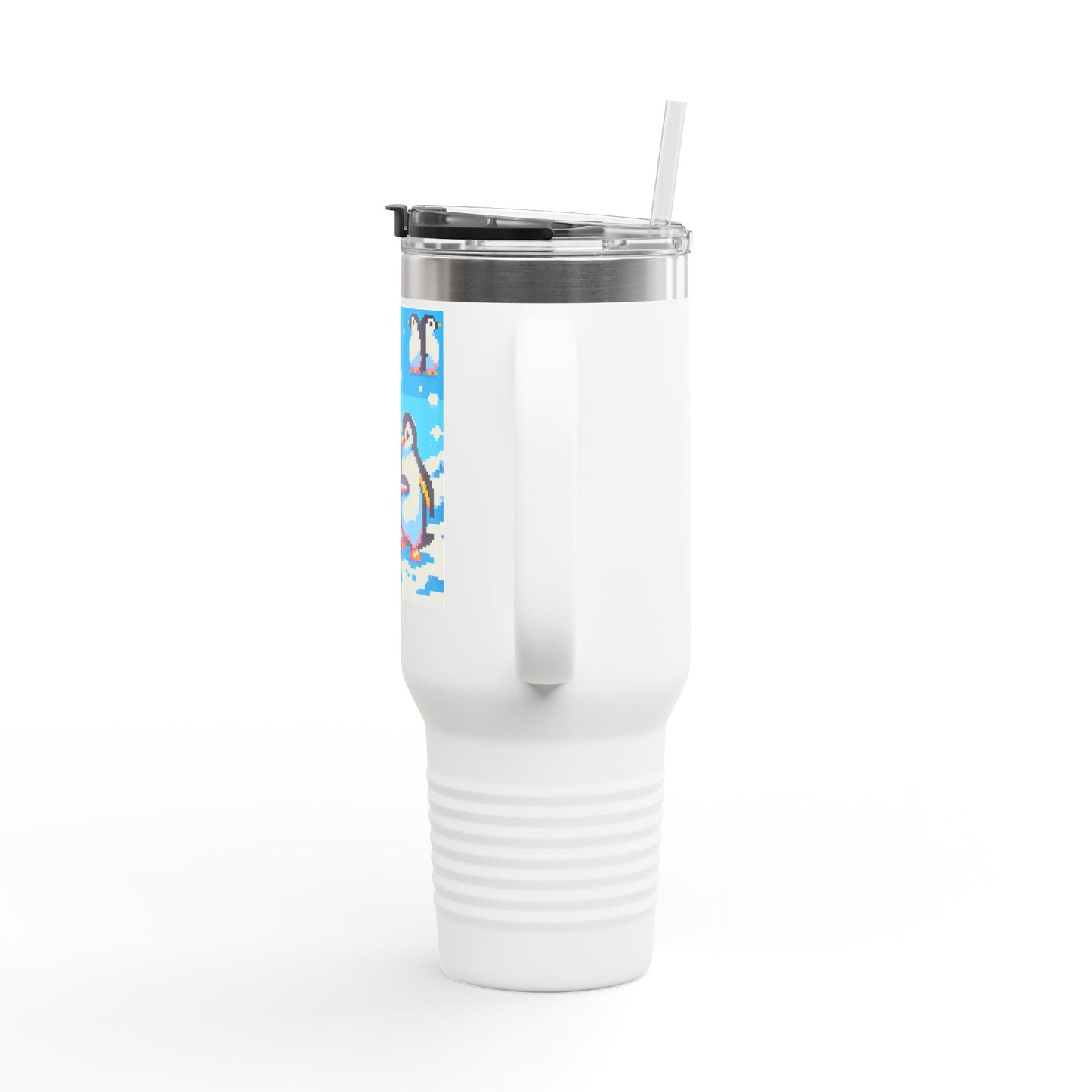 Penguin Insulated Travel Mug | 40oz | Fun Winter Beverage Holder for Outdoors & Gifts, Perfect for Holidays, Camping, Road Trips