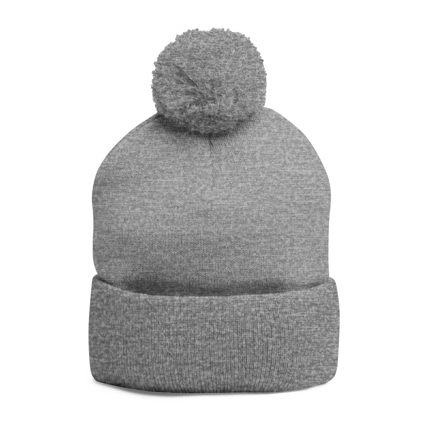 Cozy Pom-Pom Knit Cap - B.E. Awesome, Winter Accessory, Beanie Hat, Cute Gift, Embroidered Headwear, Fun Fashion