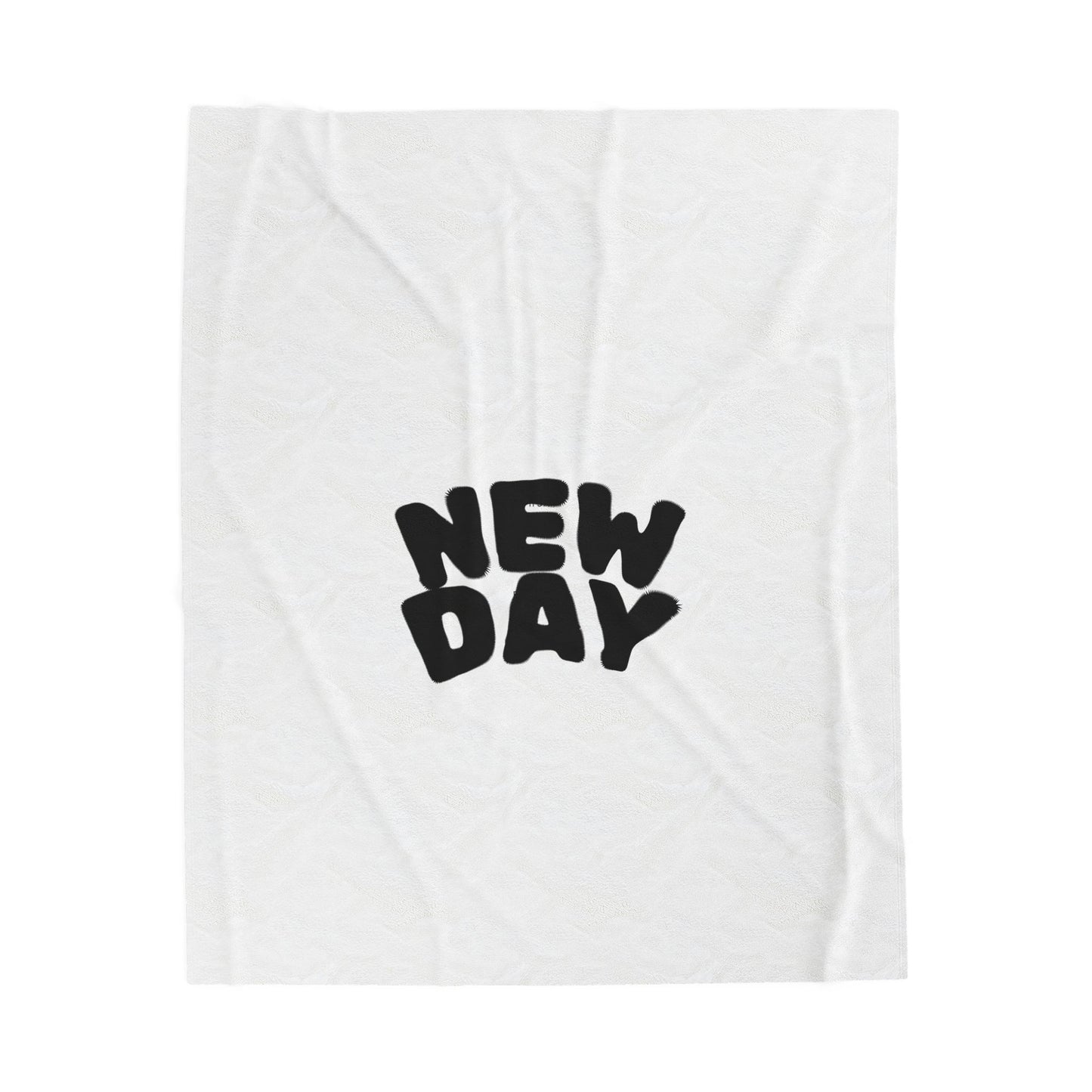 Cozy Velveteen Plush Blanket – Embrace the New Day, Soft Throw Blanket for Home, Gift for Friends, Cozy Comfort, Winter Essentials