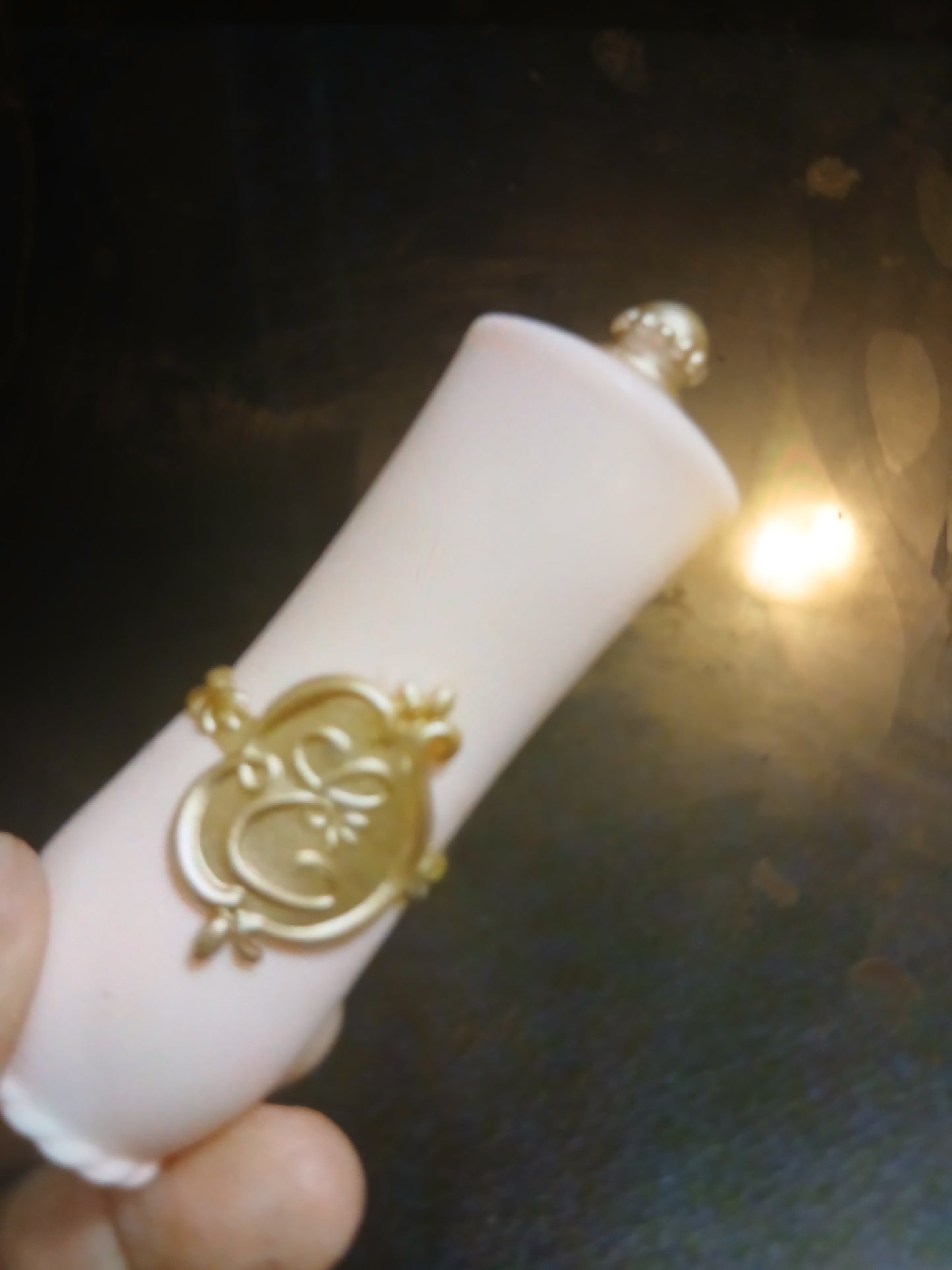 Lip stick with flowers