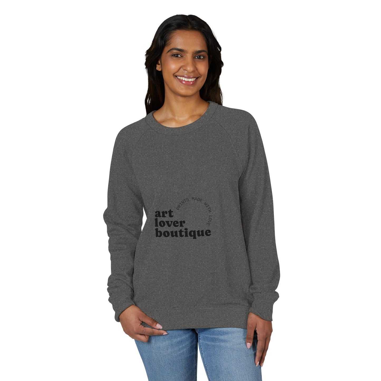 Unisex French Terry Artist Crewneck Sweatshirt, Cozy Casual Layer, Gift for Art Lovers, Everyday Wear, Stylish Sweat Shirt