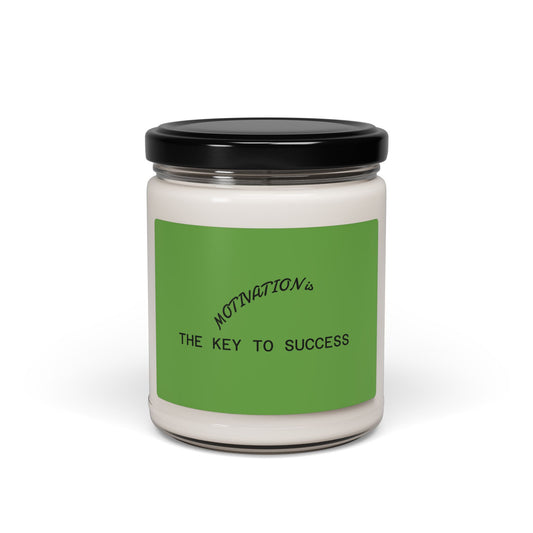 Motivational Scented Candle - The Key to Success, Relaxation Candle, Inspirational Gift, Home Fragrance, Self-Care Treat