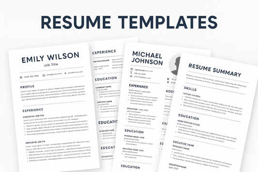 Resume & Business Templates